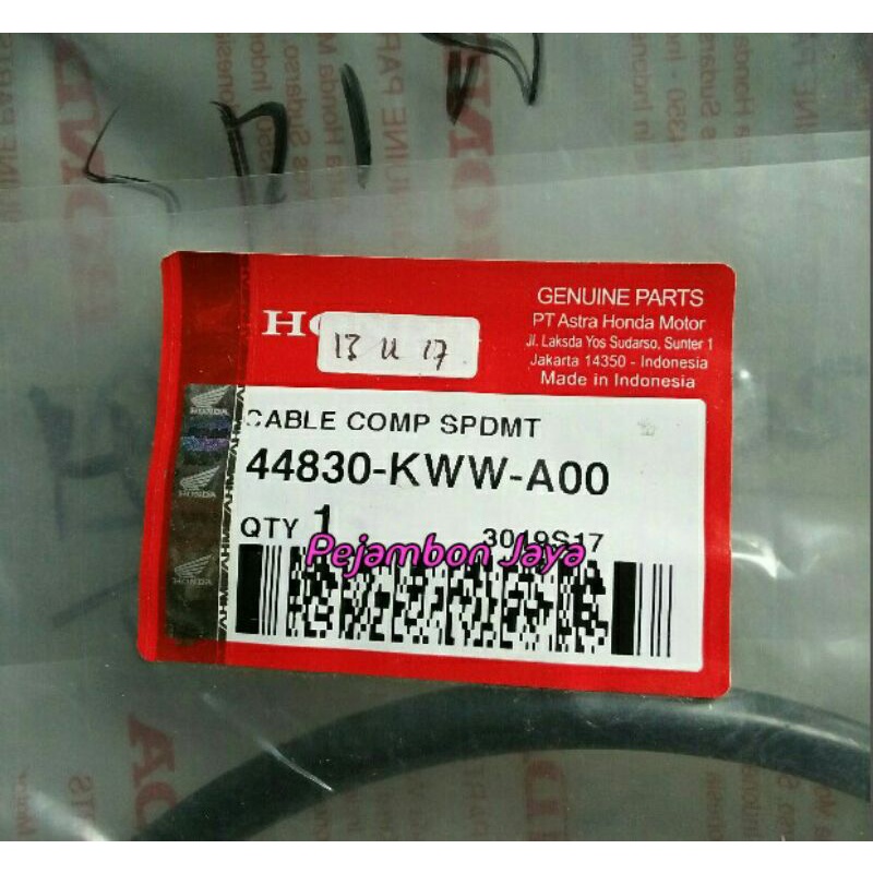 Jual 44830KWWA00 CABLE COMP SPDMT | Shopee Indonesia