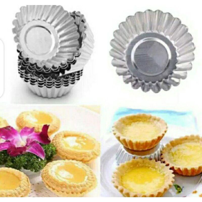 Jual Pcs Cetakan Sus Mini Pie Mini Egg Tart Dengan Berbagai Ukuran Shopee Indonesia