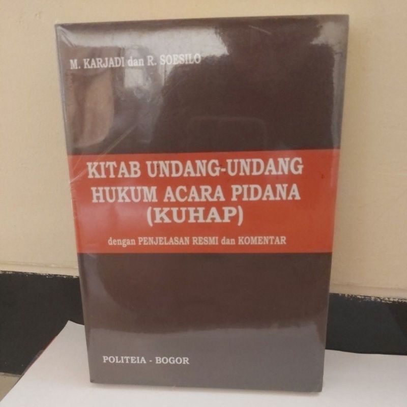 Jual KITAB UNDANG-UNDANG HUKUM ACARA PIDANA ( KUHAP ) | Shopee Indonesia