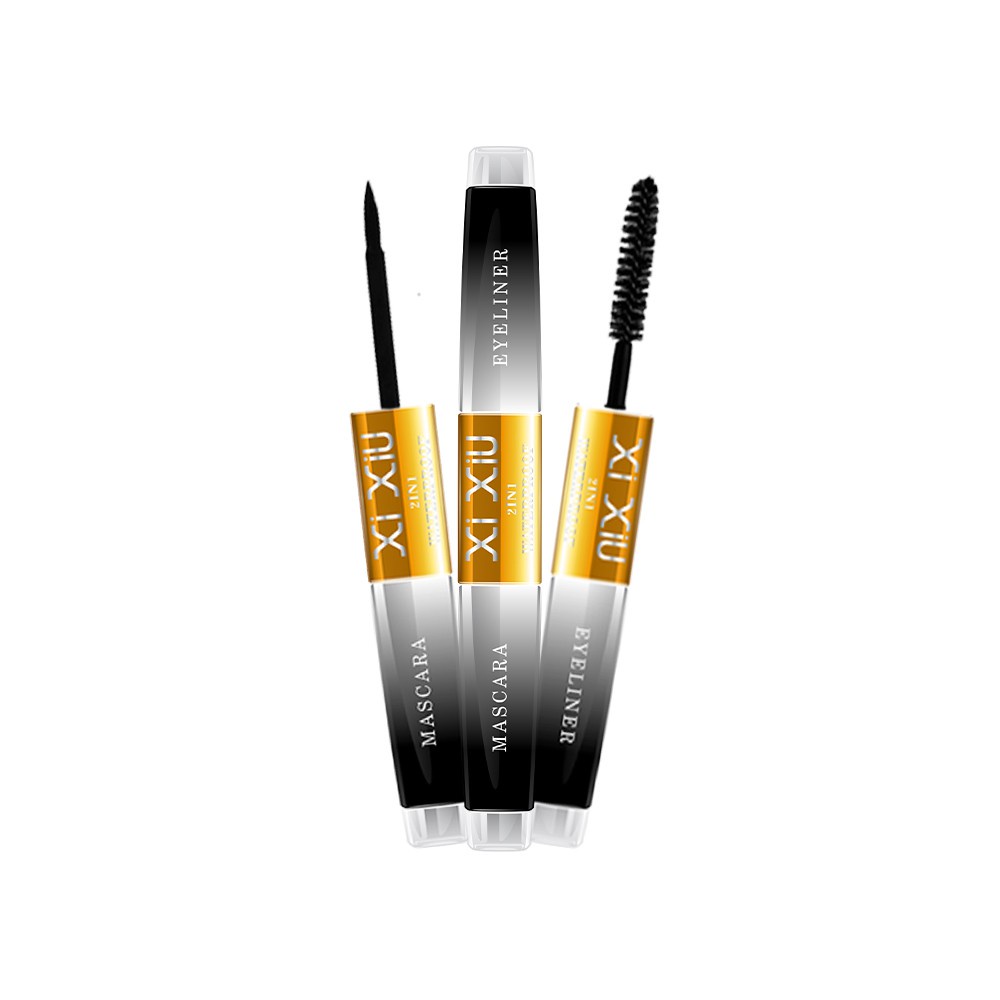 Jual XI XIU Divine 2in1 Mascara & Eyeliner(KUNING) Shopee Indonesia