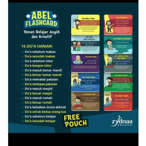 Jual ABEL FLASHCARD DOA HARIAN | Shopee Indonesia
