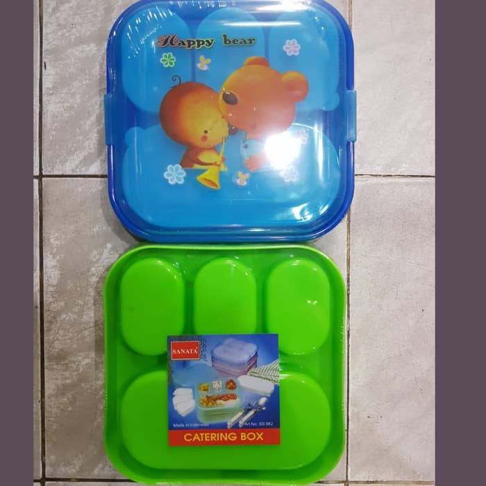 Jual KOTAK MAKAN SANATA 962 / LUNCH BOX / CATERING BOX / TEMPAT MAKAN