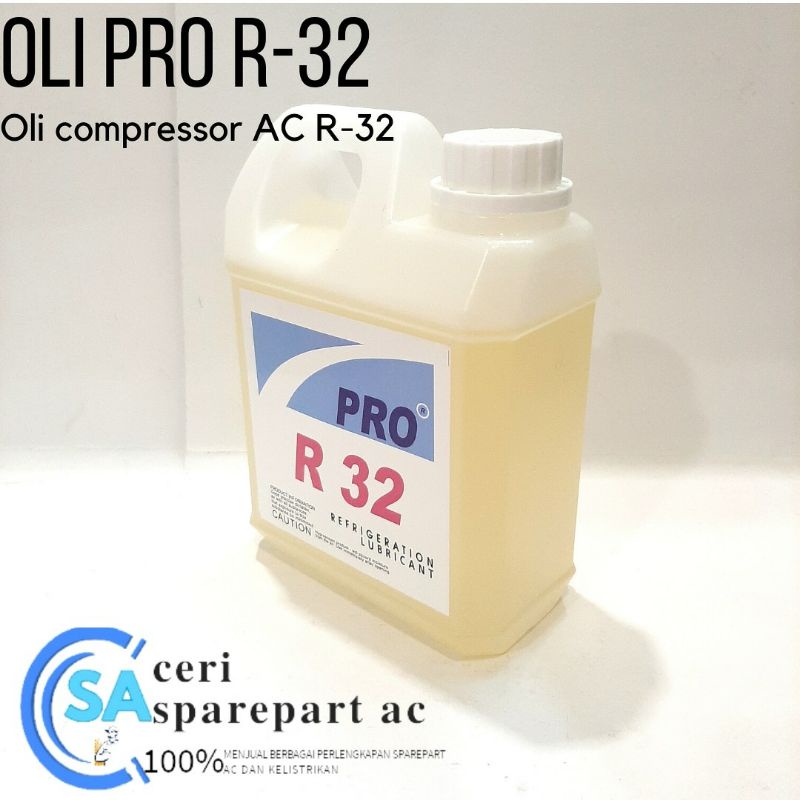 Jual R32 OLI PRO Compressor AC oil kompresor pendingin 1liter | Shopee ...