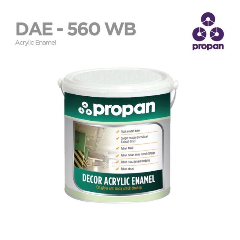 Jual Promo Cat Tembok Propan Decor Acrylic Enamel Dae 560 Wb White 9101 20l Shopee Indonesia 9112