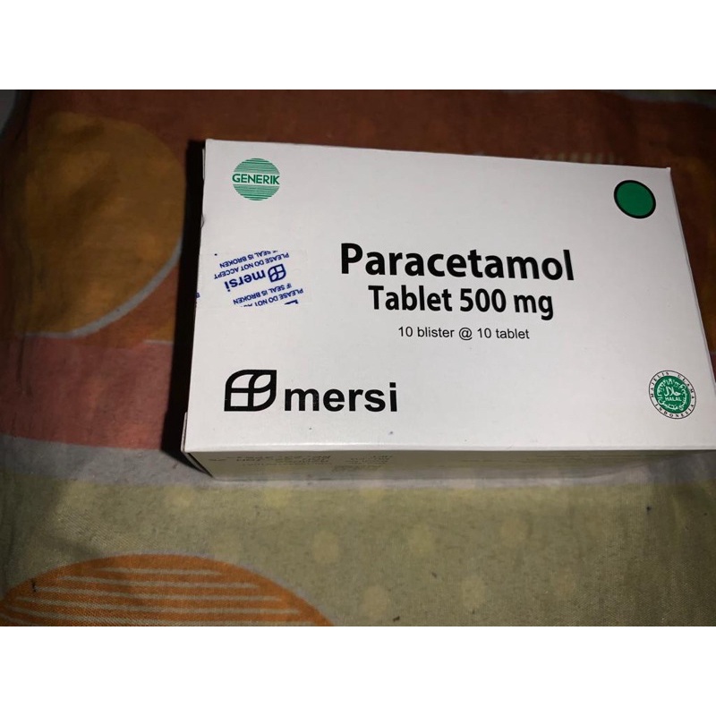 Jual PARACETAMOL 500Mg MERSI 1 BOX (100 Table) | Shopee Indonesia