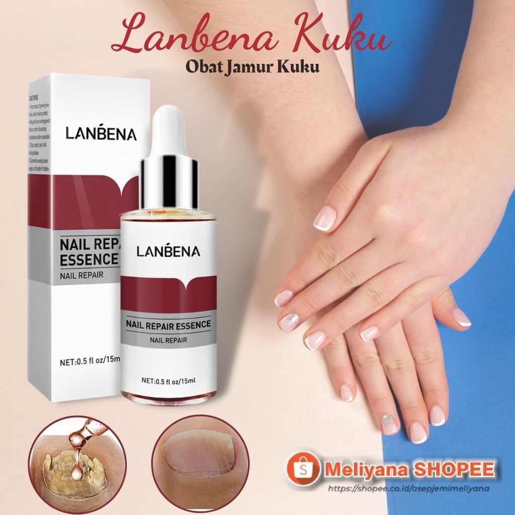 Jual ORIGINAL LANBENA Nail Repair Essence serum untuk jamur pada kuku Shopee Indonesia