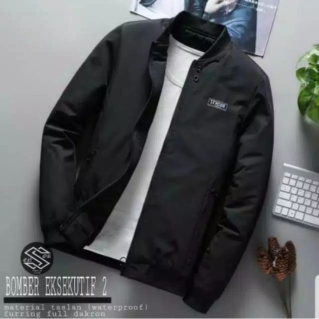 Jual Jaket Bomber Waterproof Taslan Jn Original Sensor / Jaket Keren ...