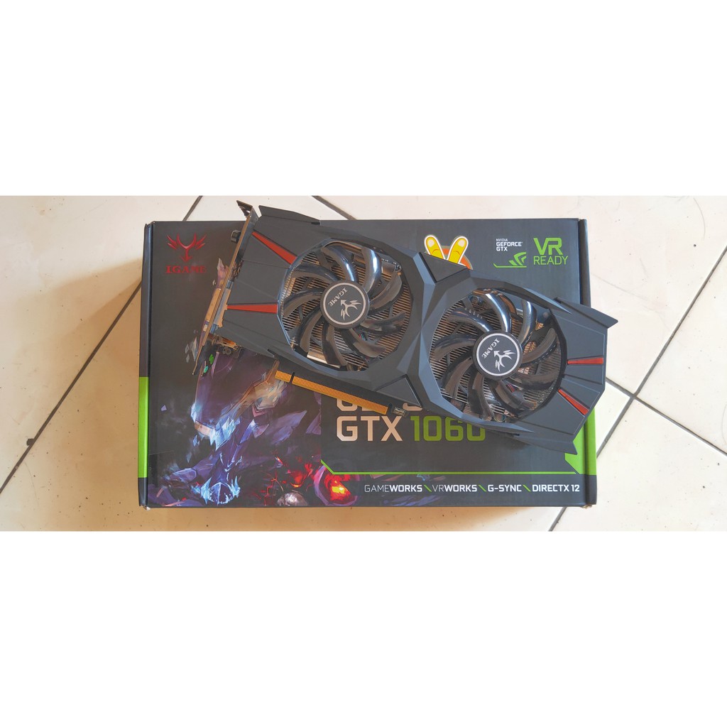 Jual VGA Colorful Igame Nvidia GTX 1060 6gb Ddr5 GeForce Fullset ...