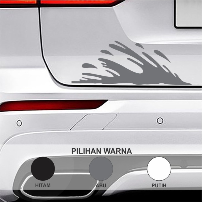 Jual Cutting Sticker Mobil Splash Cipratan Lantai Kiri Sticker Body ...