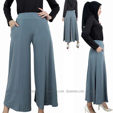 Kulot P8 Spesialis Bahan Jersey ByDaawam Kulot Panjang Mayung Dengan Kantong Dan Pinggang Karet