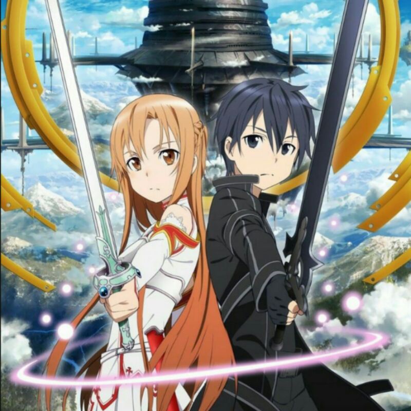 Jual Kertas Mewarnai Anime/ Coloring Sheet Anime Sword Art Online
