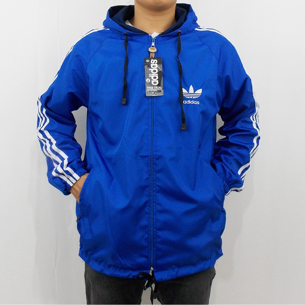 Foto jaket parasut on sale adidas