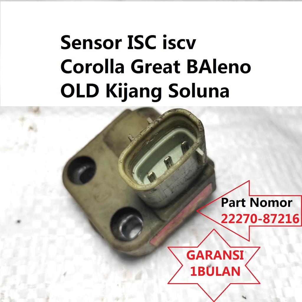 Jual SENSOR ISC IDLE UP TOYOTA GREAT Corolla soluna baleno civic ...