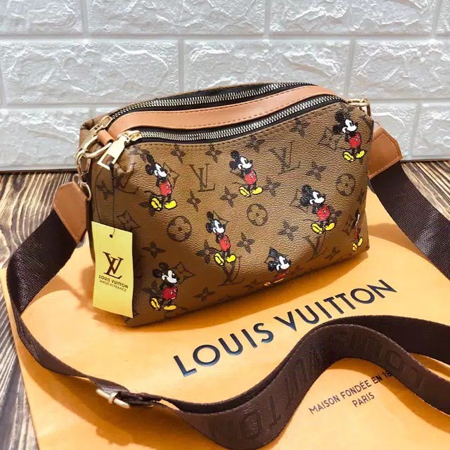 Lv mickey best sale mouse sling bag