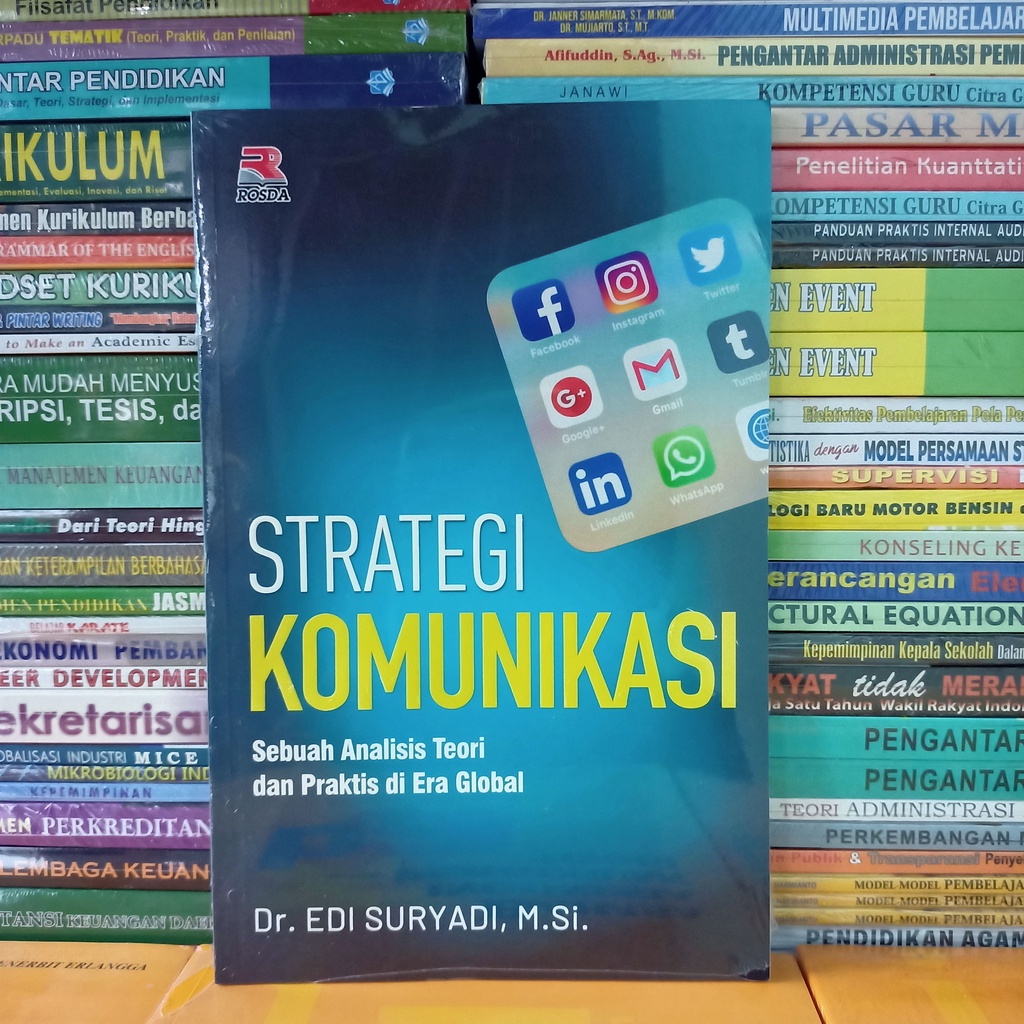 Jual Buku Strategi Komunikasi Sebuah Analisis Teori dan Praktis di Era ...