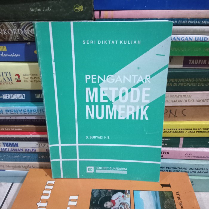 Jual ORI BUKU PENGANTAR METODE NUMERIK GUNADARMA | Shopee Indonesia