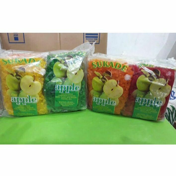 Jual Sukade Cap Apple Repack 1 kg | Shopee Indonesia