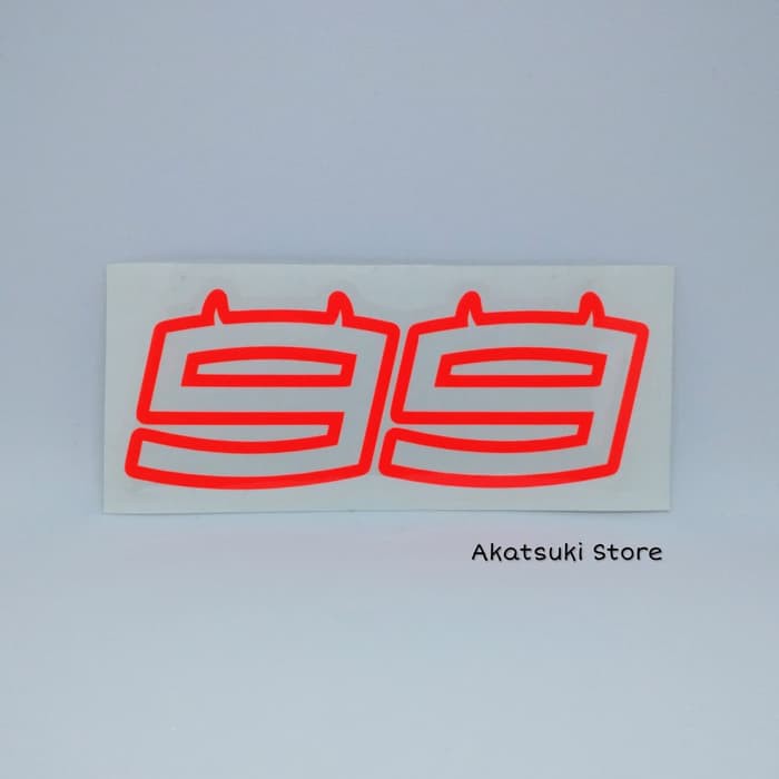 Jual Sticker Stiker 99 outline Lorenzo motogp | Shopee Indonesia