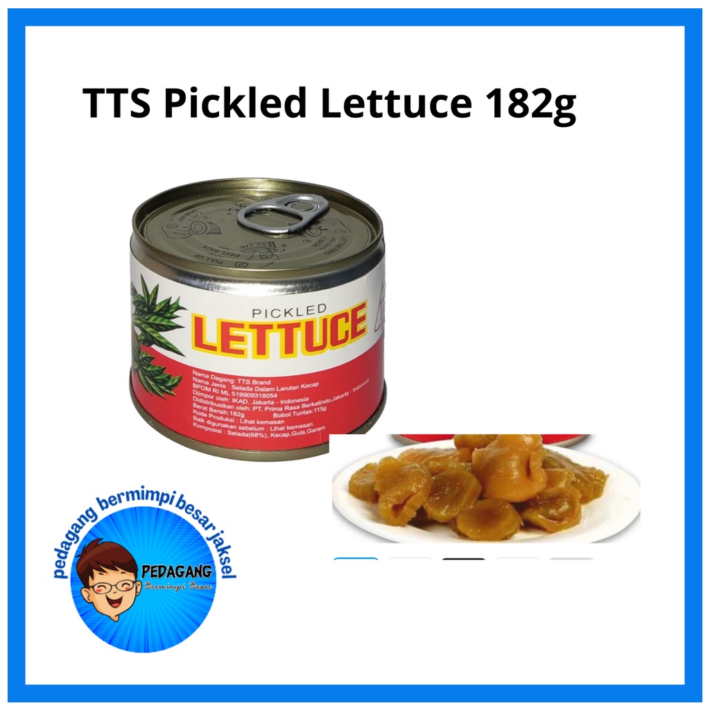 Jual Tts Pickled Lettuce G Acar Selada Pickled Lettuce Tts Cai Xin