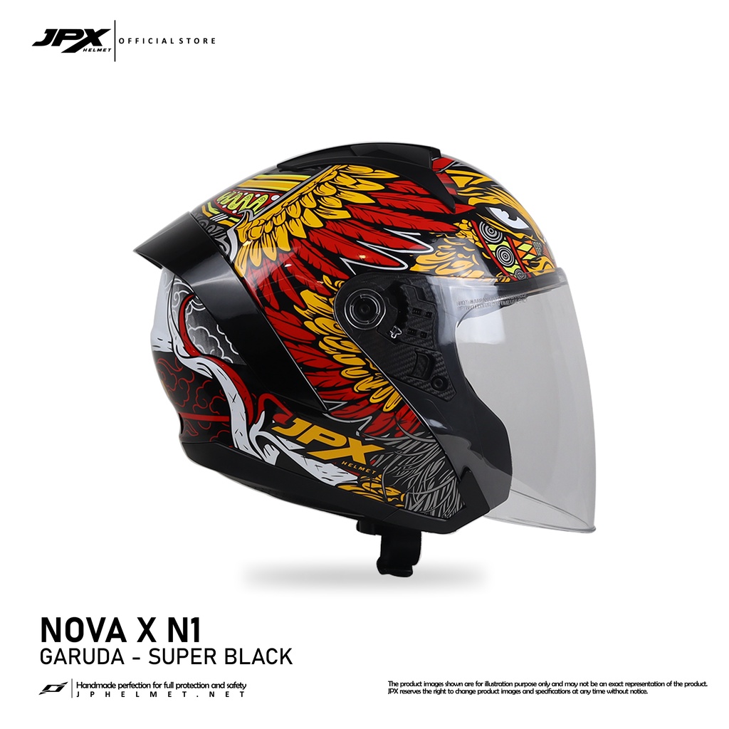 Jual Helm Jpx Half Face Novax Motif Shopee Indonesia