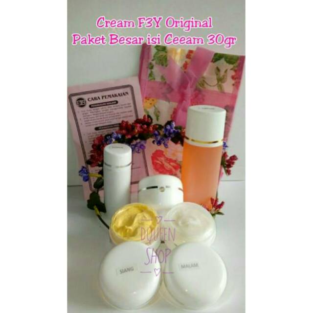 Jual Paket Cream F3y Original - isi Cream 30gr | Shopee Indonesia