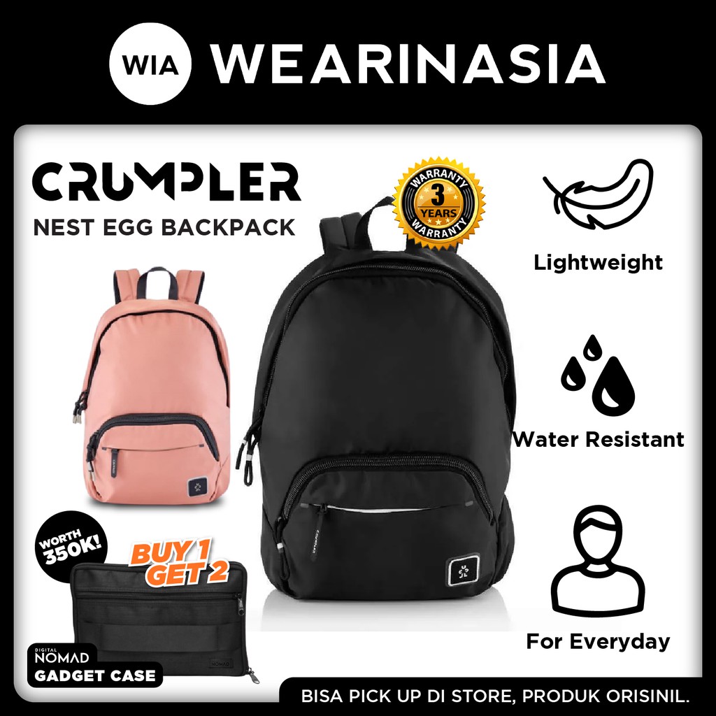 Jual Crumpler Nest Egg Backpack Original | Shopee Indonesia