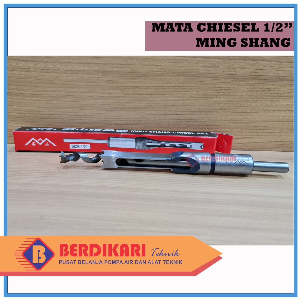 Jual Mata Bor Chisel Bobok Betel Papak Tatah Kayu Ming Shang Murah 12