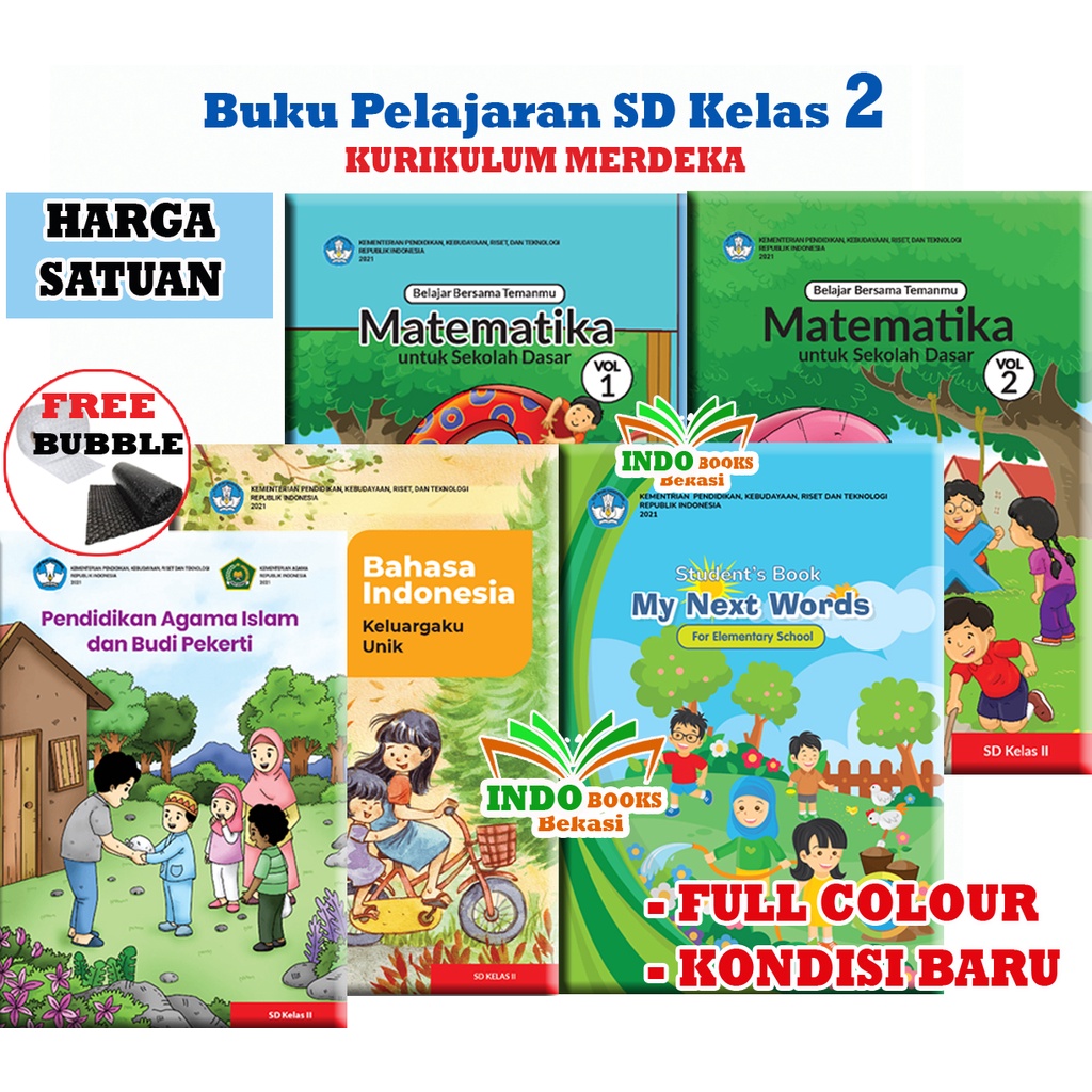 Jual Buku Paket Kelas 2 SD Kurikulum Merdeka / Sekolah Penggerak ...