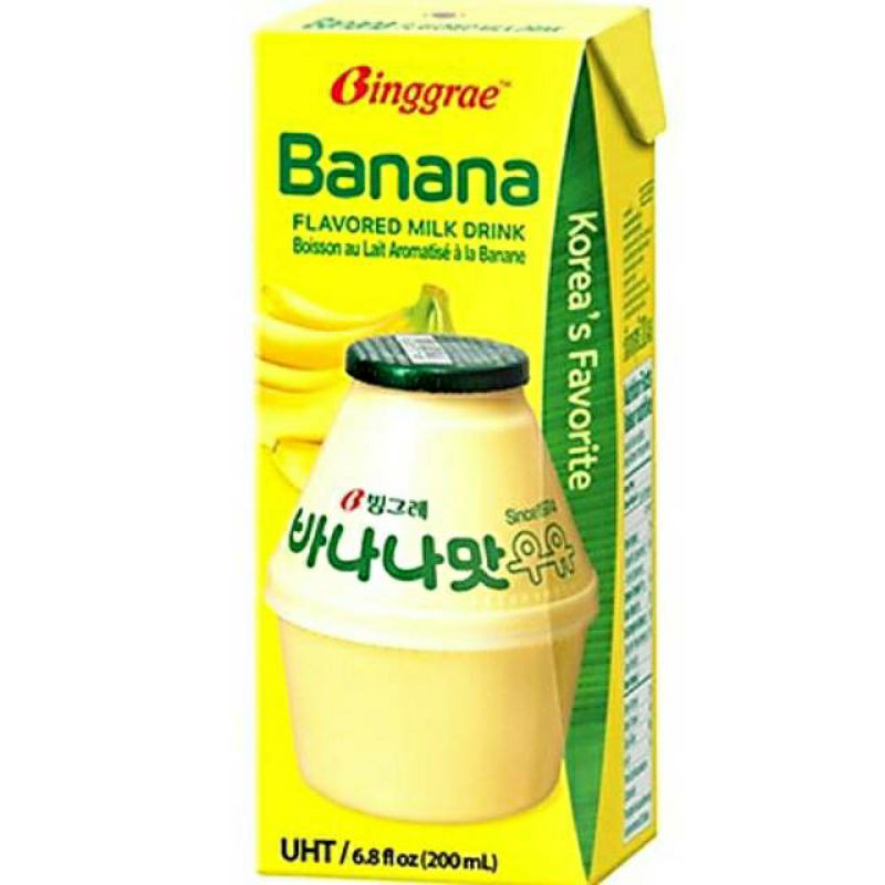 Jual BINGGRAE BANANA Flavoured Milk Drink Shopee Indonesia