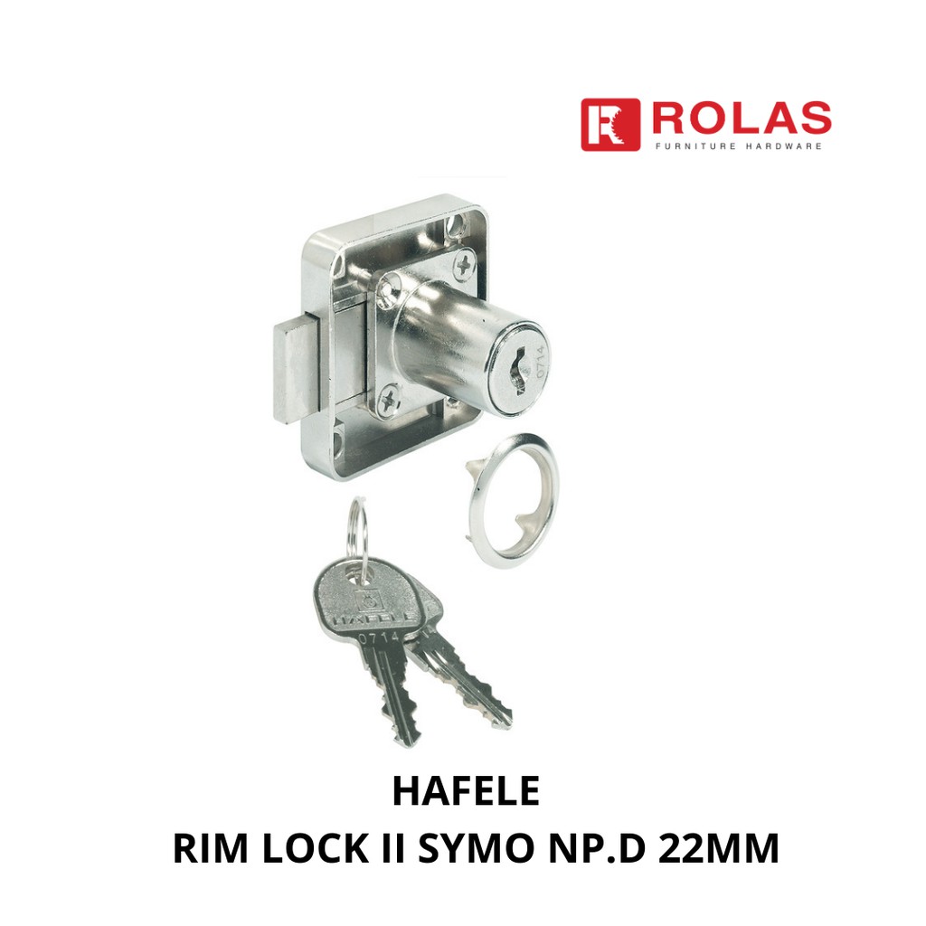 Jual HAFELE RIM LOCK II SYMO NP.D 22MM | Shopee Indonesia