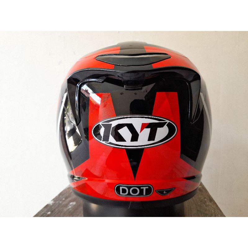 Jual Helm KYT K2R K2 Rider Diamond Black Red Fullface Double Visor ...