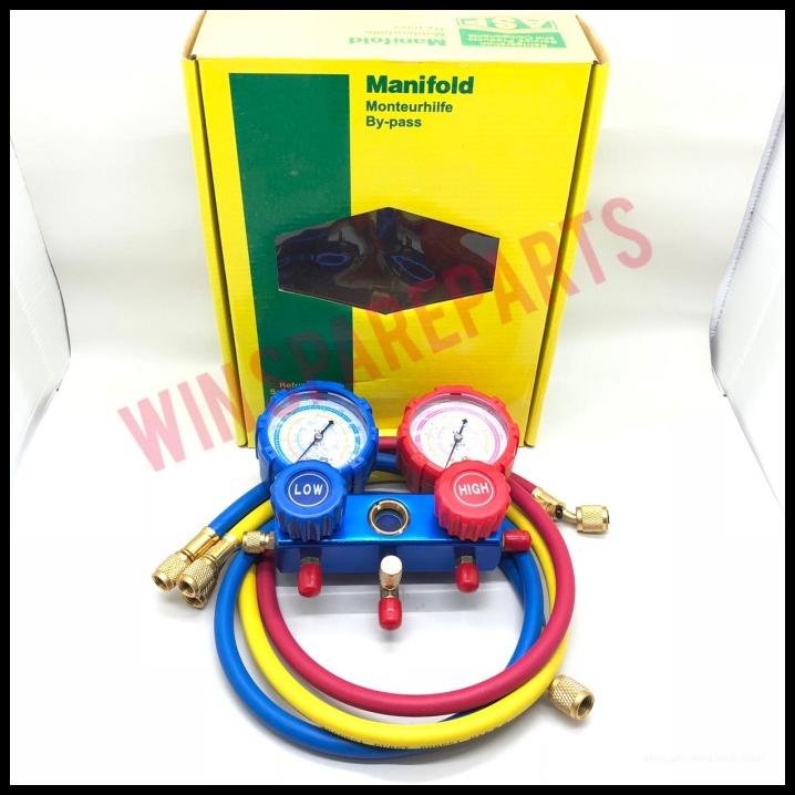 Jual Testing Manifold Multi R410 R22 Aluminium | Shopee Indonesia