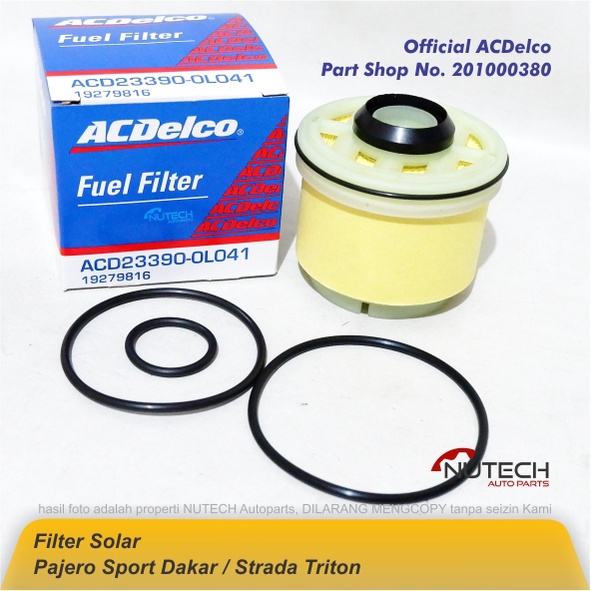 Jual Fuel Filter Saringan Solar Pajero Sport Dakar / Strada Triton ...