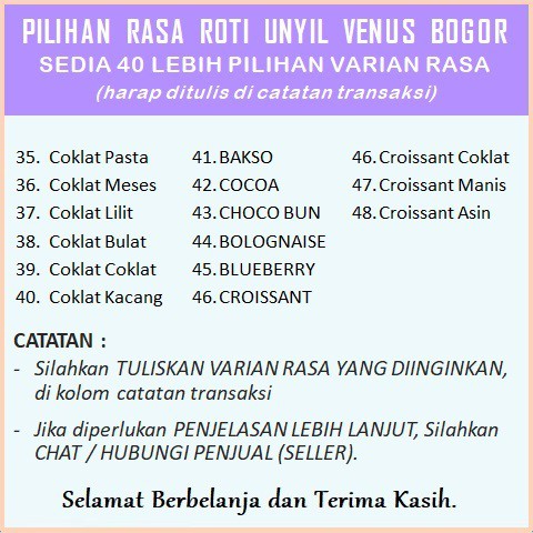 Jual ROTI UNYIL Venus Bakery Bogor | Shopee Indonesia