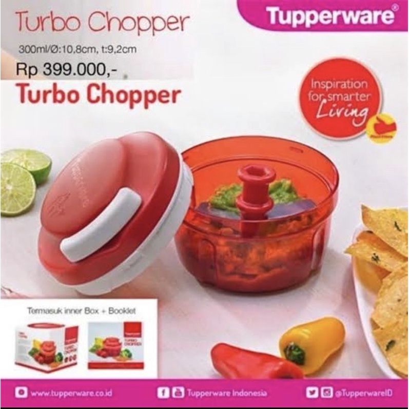 Jual Tupperware Turbo Chopper / Chopper Tanpa Listrik Tupperware ...