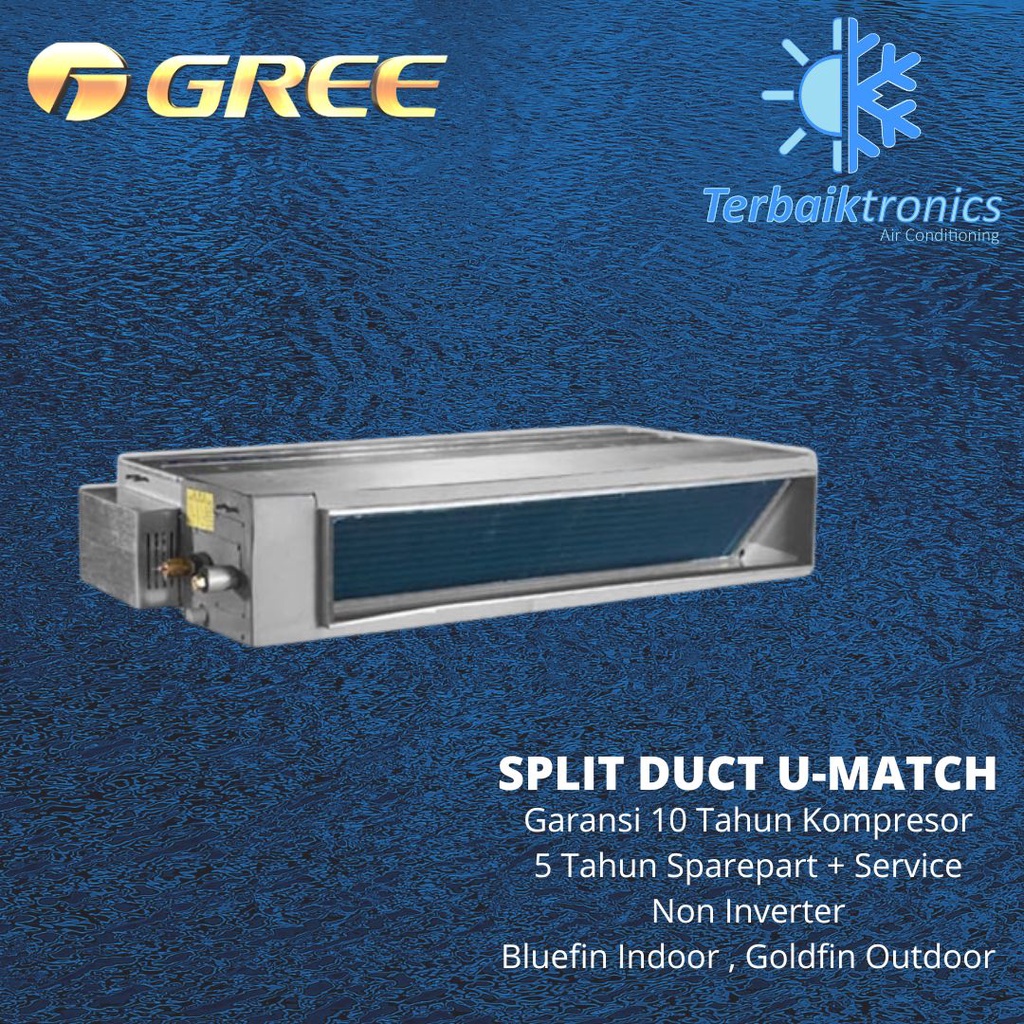 Jual Gree AC Split Duct / AC Sentral UMatch 1 6 PK Made in China Shopee Indonesia