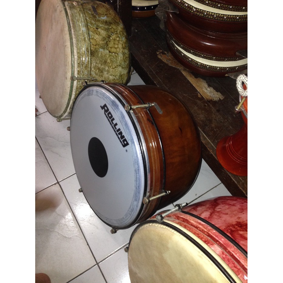 Jual Bas Hadroh Jepara habib syekh dan kulit ukuran 40 cm Natural ...