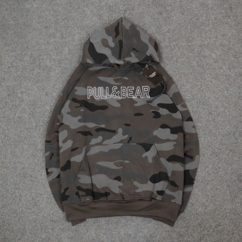 Jual Sweater PULL BEAR CAMO HIJAU EMBROID Hodie PULL BEAR ARMY PREMIUM JAKET PNB ARMY Shopee Indonesia