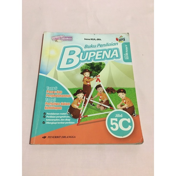 Jual Buku Bupena Tema 6 Dan 7 Jilid 5C Kelas 5 SD K2013 Revisi Erlangga ...