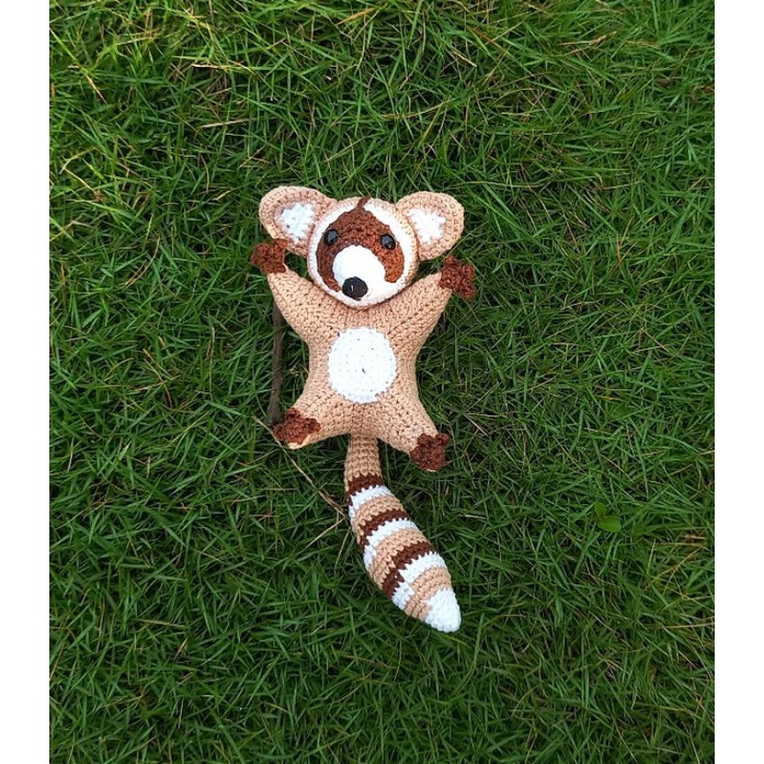 Jual Amigurumi tupai/boneka rajut rakun/amigurumi squirell/ amigurumi ...