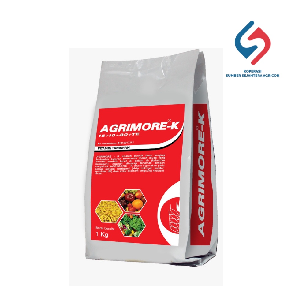 Jual Agricon Agrimore K Vitamin Pupuk Tanaman Kg Shopee Indonesia