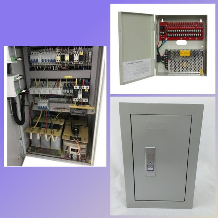 Jual Box Panel 30x20x12cm Plat Besi+Push Open Close+Kunci UNIVERSAL ...