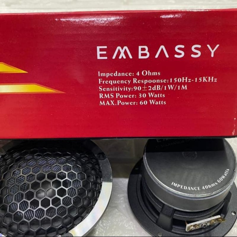 Jual speaker midrange embassy 3 inch bahan logam | Shopee Indonesia