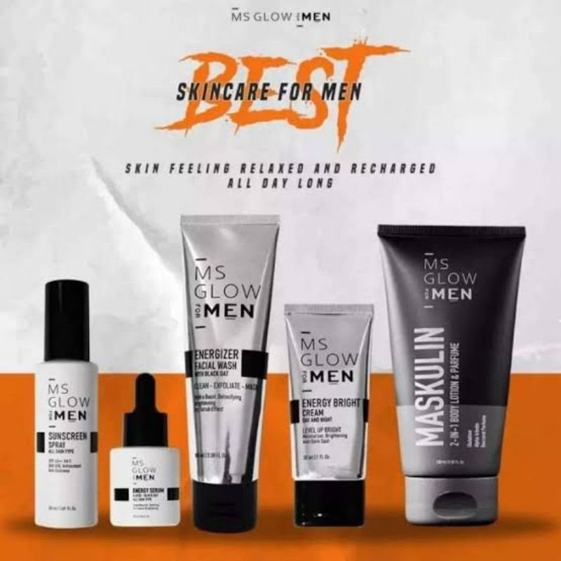 Jual Paket MS Glow Men Complete MS Glow For Men Original | Shopee Indonesia