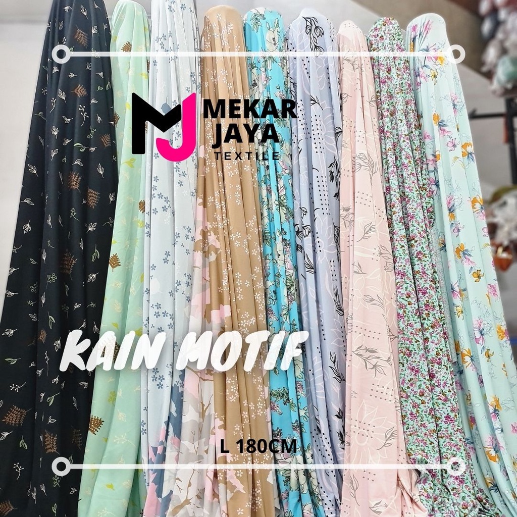 Jual Kain Motif | kain spandex | kain corak | Shopee Indonesia
