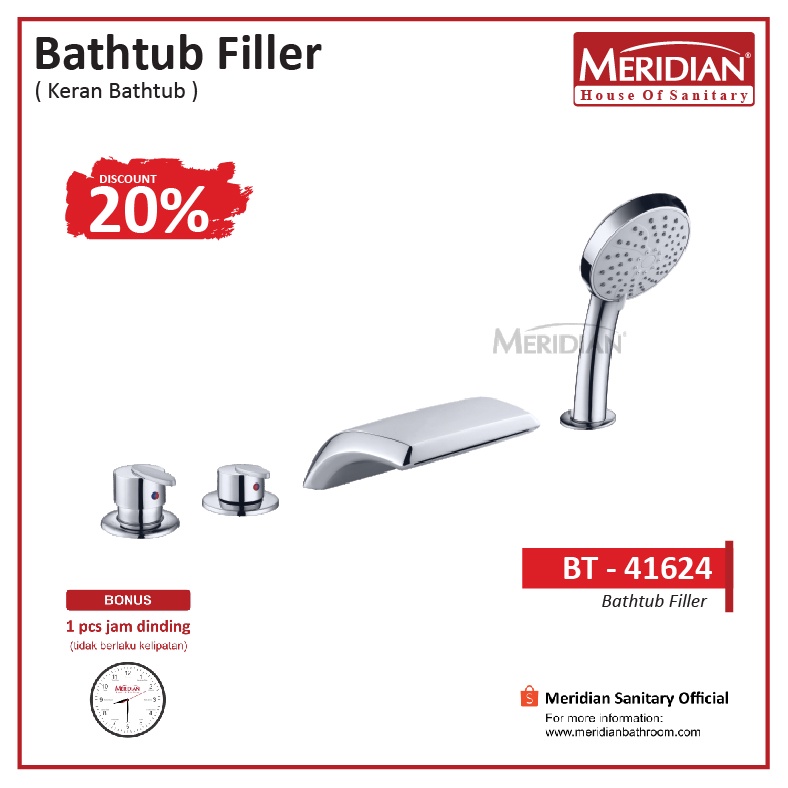 Jual Kran Bathtub MERIDIAN BT-41624 | Shopee Indonesia
