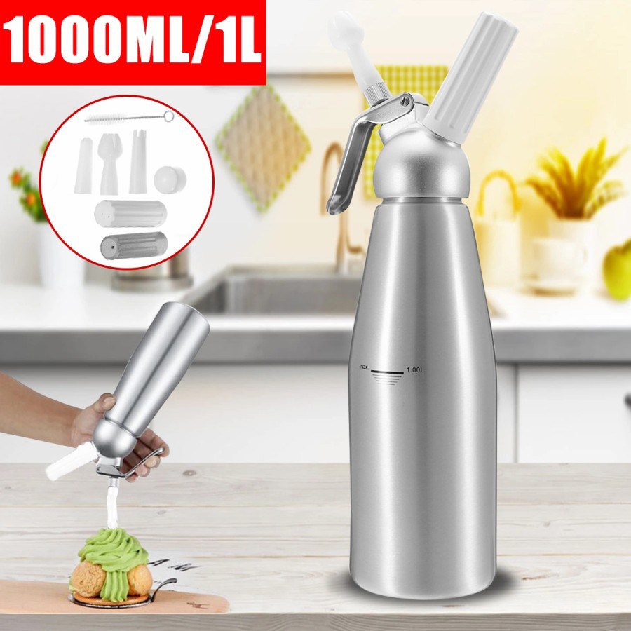 Jual Whipped Cream Dispenser Siphon Nitro Coffee Alumunium Body 1 Liter Shopee Indonesia