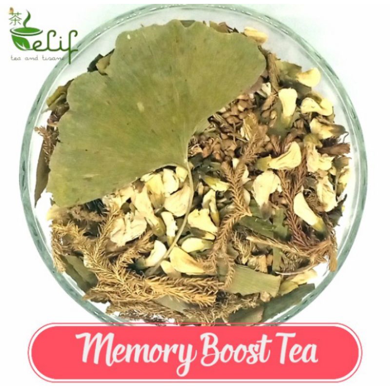Jual ELIF TEA Memory Boost Tea : Ginkgo Biloba Leaf, Huperzine A, Sage ...