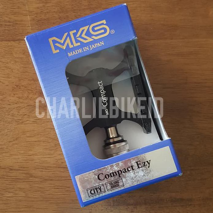 Pédale Vélo Compacte MKS (Mikashima Works) – Argent – Côté Gauche Uniquement – Occasion