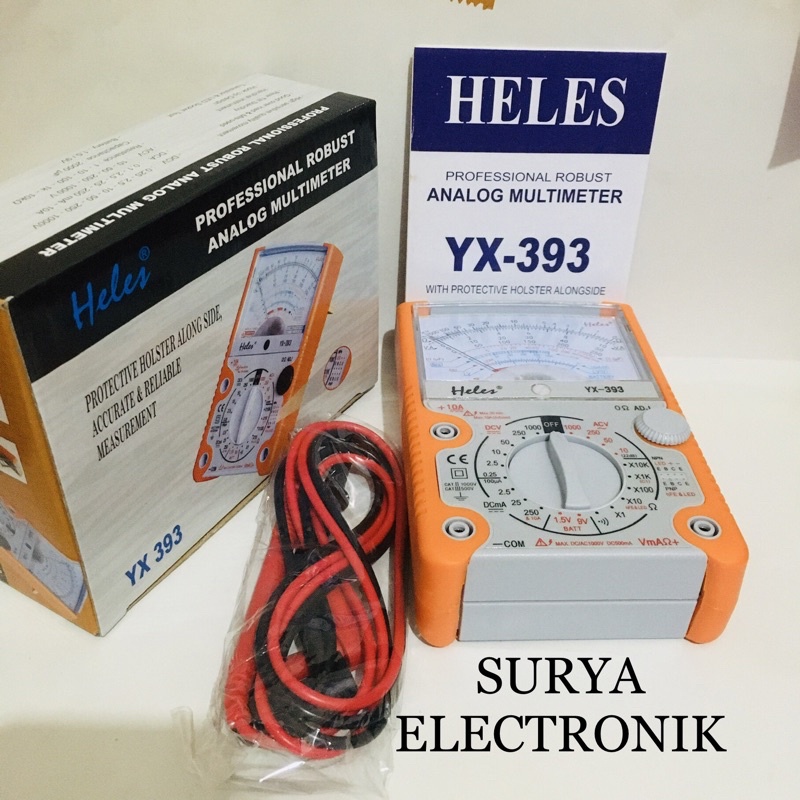 Jual Multitester / Multimeter HELES YX 393 Analog Original Shopee